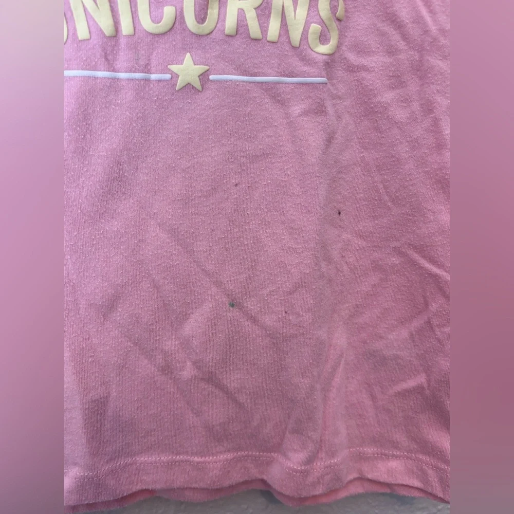 Garanimals Pink 'Believe in Unicorns' Tee with Yellow Accents - Picture 2 of 4